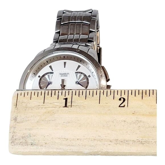 Swatch RARE Irony Retrograde Blue Signs YRS402G 2007 Mens Watch New Battery - Picture 8 of 8